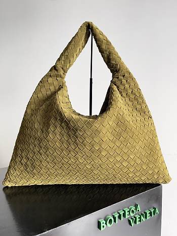 Bottega Veneta Large Hop Suede Olive Oil - 54x24x13cm