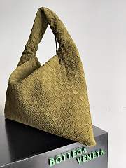 Bottega Veneta Large Hop Suede Olive Oil - 54x24x13cm - 4