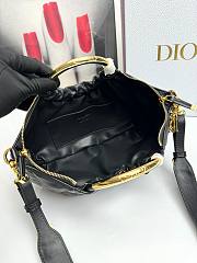 Walk in Dior Purse Black Macrocannage Calfskin - 30x20x1cm - 2