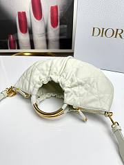 Walk in Dior Purse White Macrocannage Calfskin - 30x20x1cm - 2