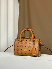 MCM Bag In Visetos Original Cognac - 11x23x15cm - 2