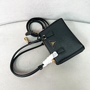 Prada Galleria Saffiano Leather Mini Bag Black - 20x13.5x9.5cm - 3