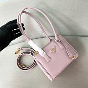 Prada Galleria Saffiano Leather Mini Bag Pink - 20x13.5x9.5cm - 1