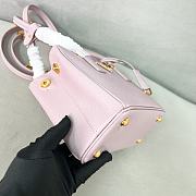 Prada Galleria Saffiano Leather Mini Bag Pink - 20x13.5x9.5cm - 3