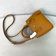 Prada Galleria Saffiano Leather Mini Bag Brown - 20x14.5x9.5cm - 2