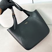 Prada Large Leather Tote Bag Black - 37x33x9cm - 3