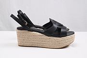 LV LV Isola Wedge Sandal Black  - 4