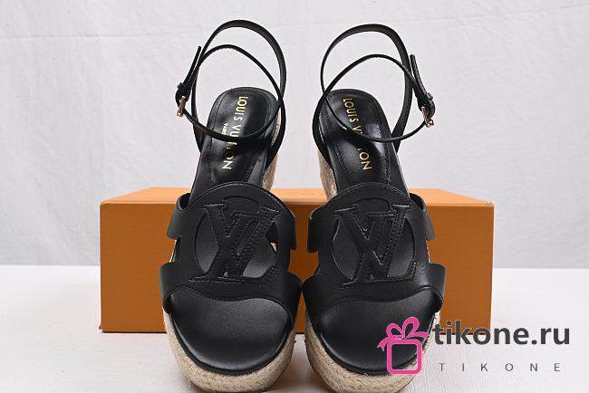 LV LV Isola Wedge Sandal Black  - 1