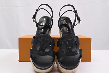 LV LV Isola Wedge Sandal Black 