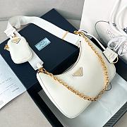 Prada Re Edition 2005 Leather Bag White - 22x18x6cm - 4