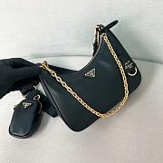 Prada Re Edition 2005 Leather Bag Black - 22x18x6cm - 5