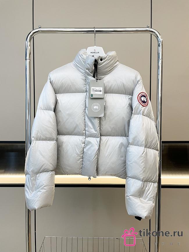  Canada Goose Cypress Cropped Puffer Classic Silver  - 1