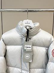  Canada Goose Cypress Cropped Puffer Classic Silver  - 4