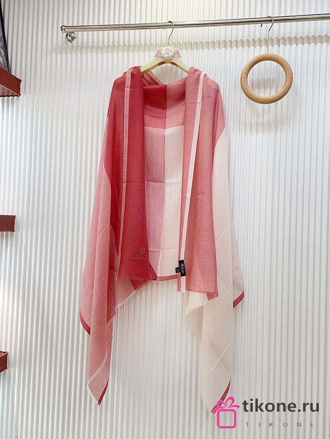 Loro Piana Scarf Pink 15147 - 90x205cm - 1