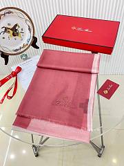 Loro Piana Scarf Pink 15147 - 90x205cm - 5