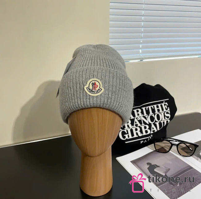 Gift Moncler Beanie Gray - 1