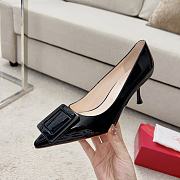 Roger Vivier Viv In The City Pumps In Black Patent Leather 65mm - 6