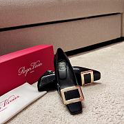 Roger Vivier Belle Vivier Pumps/ Ballerinas In Black Patent Leather 45mm/ 25mm - 5