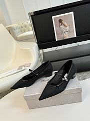 Jimmy Choo Carolyn Flat Black Mesh Patent Leather Flats 25mm - 4