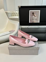 Jimmy Choo Ravi Flat Pink Patent Leather Shoes 20mm - 2