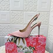 Dolce & Gabbana Satin Pumps Pink 105mm - 6