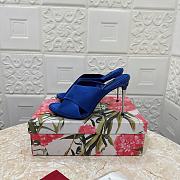 Dolce & Gabbana Satin Mules Blue 85mm - 2