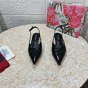 Dolce & Gabbana Patent Leather Slingbacks Black 30mm - 1