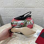 Dolce & Gabbana Patent Leather Slingbacks Black 30mm - 6