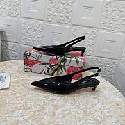 Dolce & Gabbana Patent Leather Slingbacks Black 30mm - 5