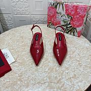 Dolce & Gabbana Patent Leather Slingbacks Red 30mm - 1