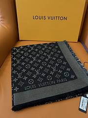 LV Monogram Shine Shawl Black M75123 - 142x142cm - 1