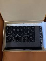 LV Monogram Shine Shawl Black M75123 - 142x142cm - 6