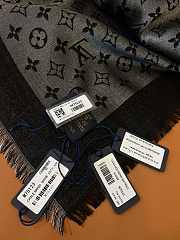 LV Monogram Shine Shawl Black M75123 - 142x142cm - 3