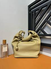 Loewe Small Squeeze Bag In Mellow Nappa Lambskin Clay Green - 29x24x10.5cm - 2