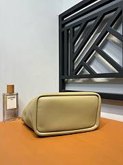 Loewe Small Squeeze Bag In Mellow Nappa Lambskin Clay Green - 29x24x10.5cm - 4