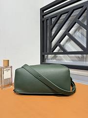 Loewe Small Puzzle Bag In Classic Calfskin Bottle Green - 24x10.5x16.5cm - 2