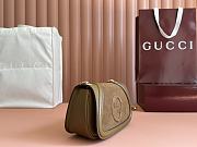 Gucci Blondie Mini Shoulder Bag Light Brown Suede - 21.5x11x8cm - 3