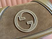 Gucci Blondie Mini Shoulder Bag Light Brown Suede - 21.5x11x8cm - 6