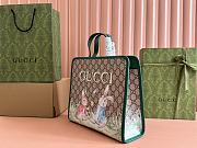 Gucci Peter Rabbit X Gucci Tote Bag Beige and Ebony GG Supreme - 28.5x25x11cm - 6