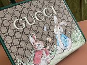 Gucci Peter Rabbit X Gucci Tote Bag Beige and Ebony GG Supreme - 28.5x25x11cm - 2