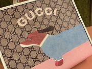 Gucci Children's Dog Print Tote Bag Beige And Dark Brown GG Supreme - 28.5x25x11cm - 2