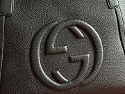 Gucci Soho Small Top Handle Bag Black Leather - 26x23x13.5cm - 6