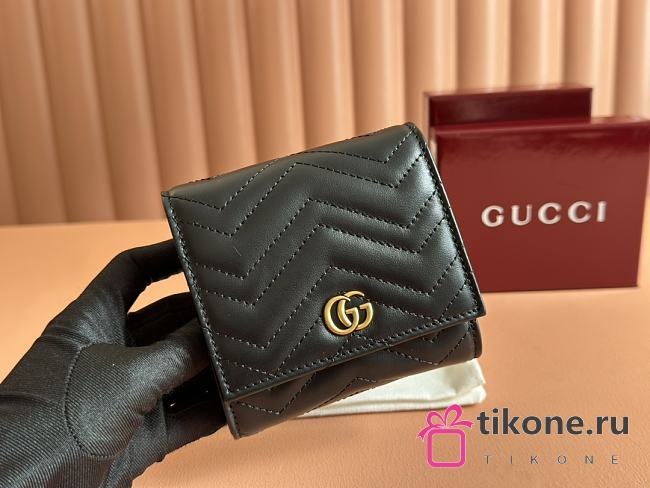 Gucci GG Marmont Wallet Black - 12x10x3cm - 1