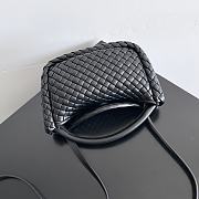 Bottega Veneta Small Cobble Top Handle Black - 23x11x8cm - 5