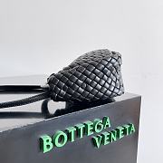 Bottega Veneta Small Cobble Top Handle Black - 23x11x8cm - 4