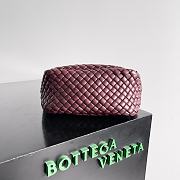 Bottega Veneta Small Cobble Top Handle Burgundy - 23x11x8cm - 6