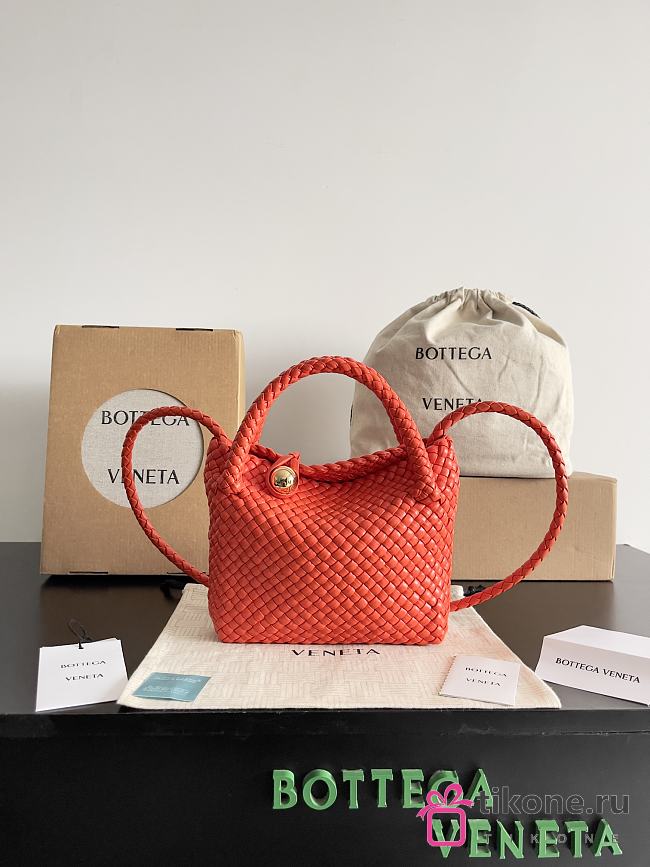 Bottega Veneta Small Tosca Orange - 20x16.5x7cm - 1