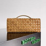 Bottega Veneta Andiamo Clutch Bag Leather And Suede In Acorn - 31x13x3cm - 4