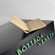 Bottega Veneta Medium Intrecciato Bi Fold Zip Wallet Beige - 14.5x9.3x2cm - 5