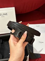 Celine Medium Triomphe Belt 2.5cm - 3